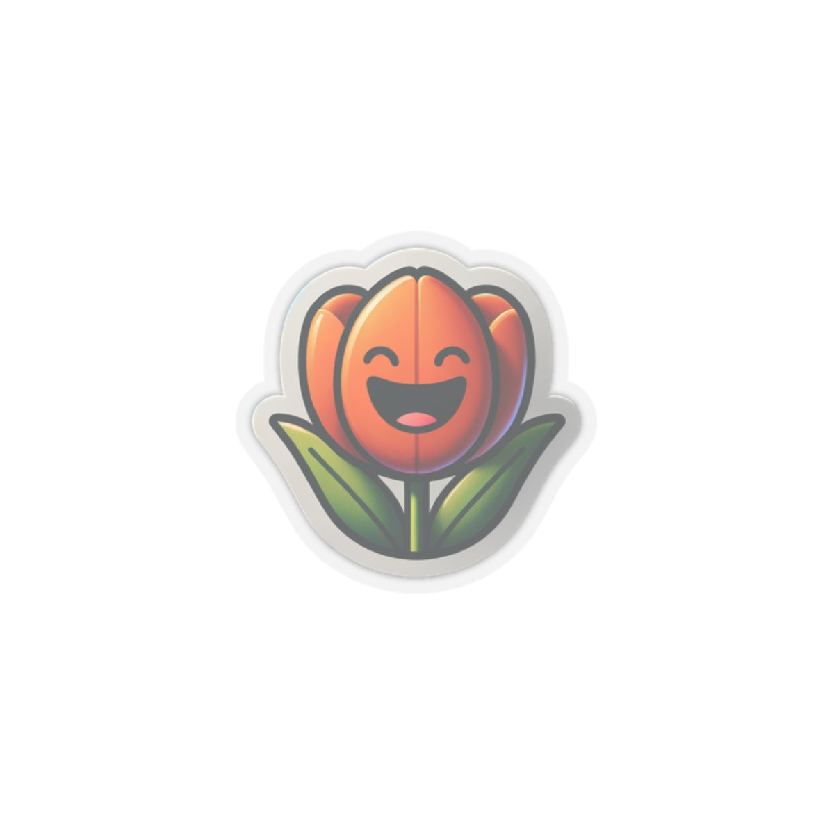 a-smiling-orange-tulip (Transparent)