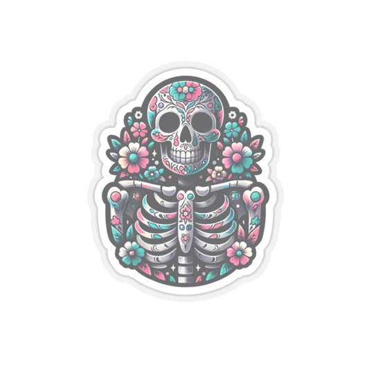 Flowery skeleton  (Transparent)