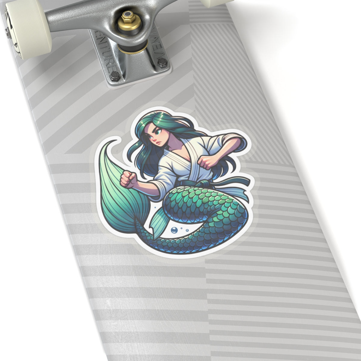 Kung-fu Mermaid (Transparent)